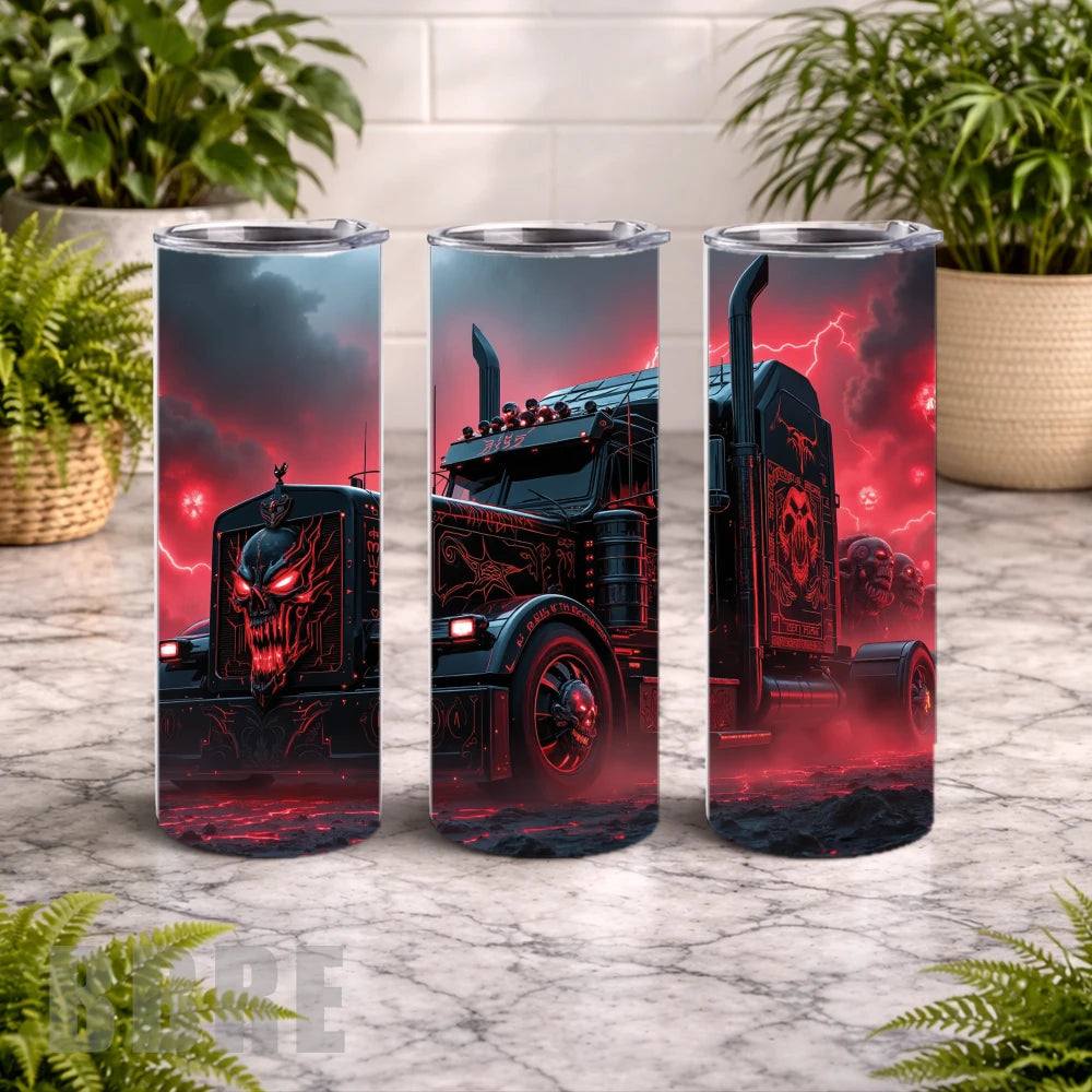 Skull Truck 2 15 OZ Straight Wrap