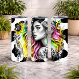 Colorful Portrait 15 OZ Straight Wrap