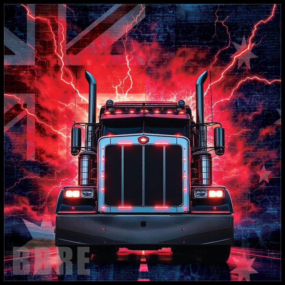 Electric Truck 2 15 OZ Straight Wrap
