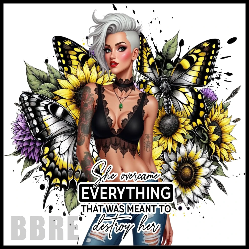 Bold Butterfly 15 OZ Straight Wrap
