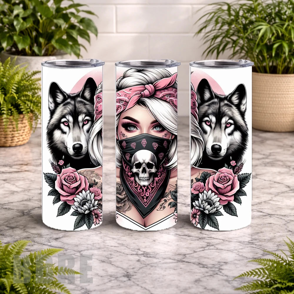 Wolf Girl 15 OZ Straight Wrap