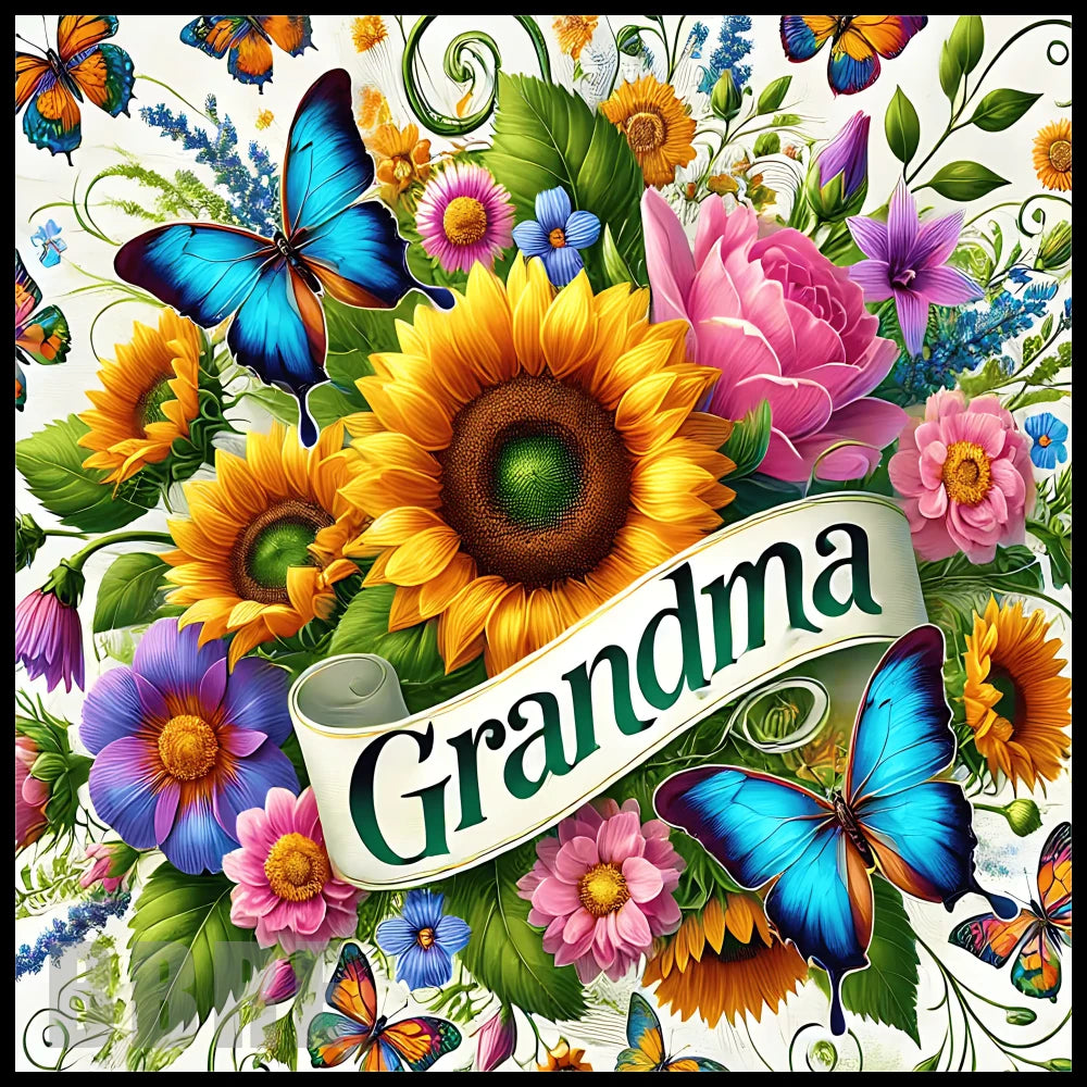 Floral Butterfly 10 15 OZ Straight Wrap