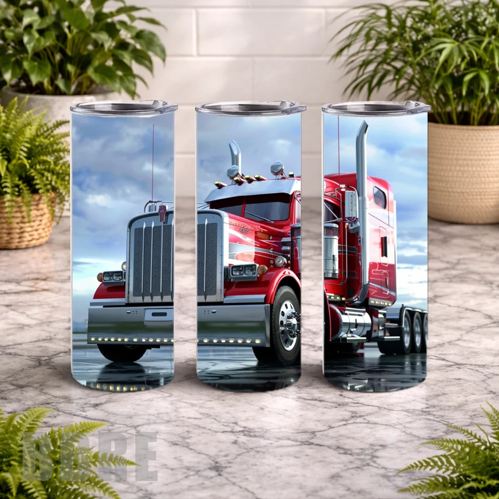 Red Truck 2 15 OZ Straight Wrap