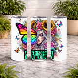Anti-social Butterfly 15 OZ Straight Wrap