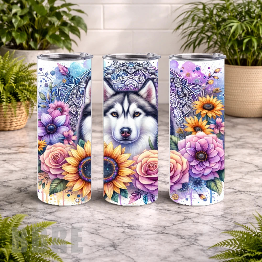 Floral Husky 15 OZ Straight Wrap