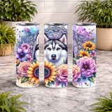 Floral Husky 15 OZ Straight Wrap