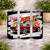 Red Muscle Car 15 OZ Straight Wrap