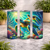 Tropical Turtles 15 OZ Straight Wrap