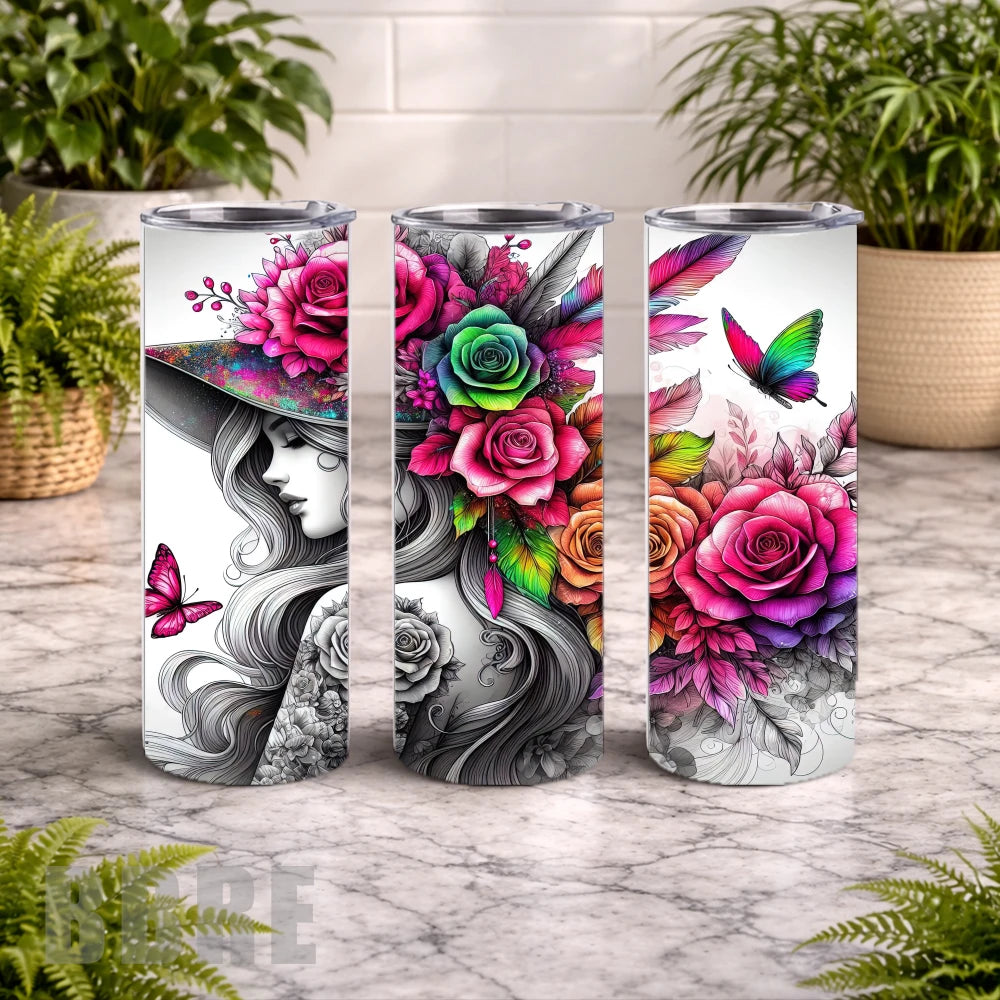 Floral Elegance 5 15 OZ Straight Wrap