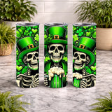 Lucky Skeletons 15 OZ Straight Wrap