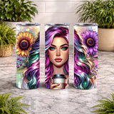 Colorful Portrait 2 15 OZ Straight Wrap