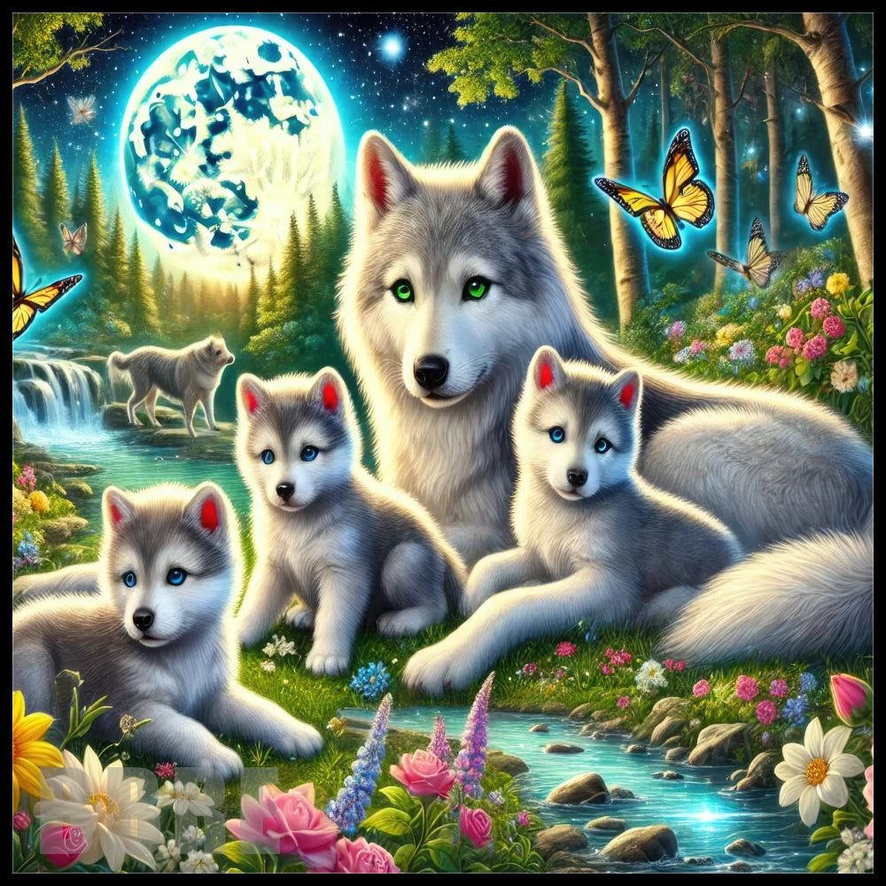 Wolf Family 15 OZ Straight Wrap