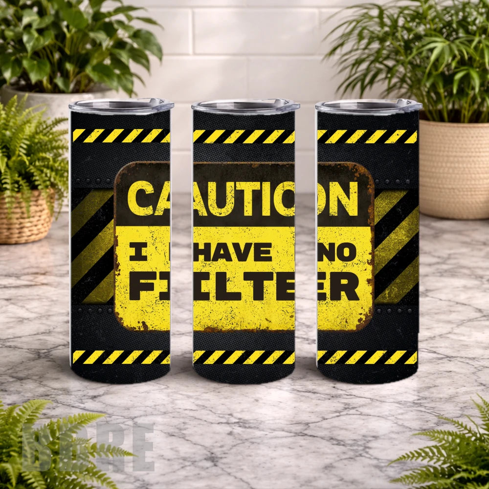 Caution Filter 15 OZ Straight Wrap