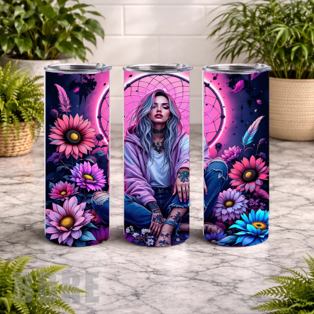 Dreamy Floral 15 OZ Straight Wrap