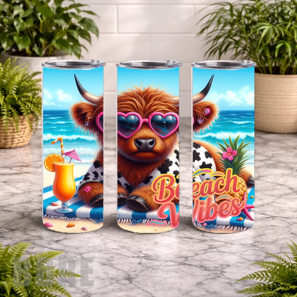 Beach Vibes 15 OZ Straight Wrap