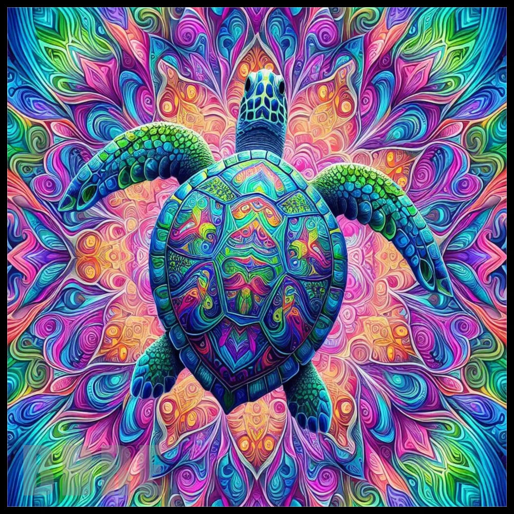 Colorful Turtle 9 15 OZ Straight Wrap