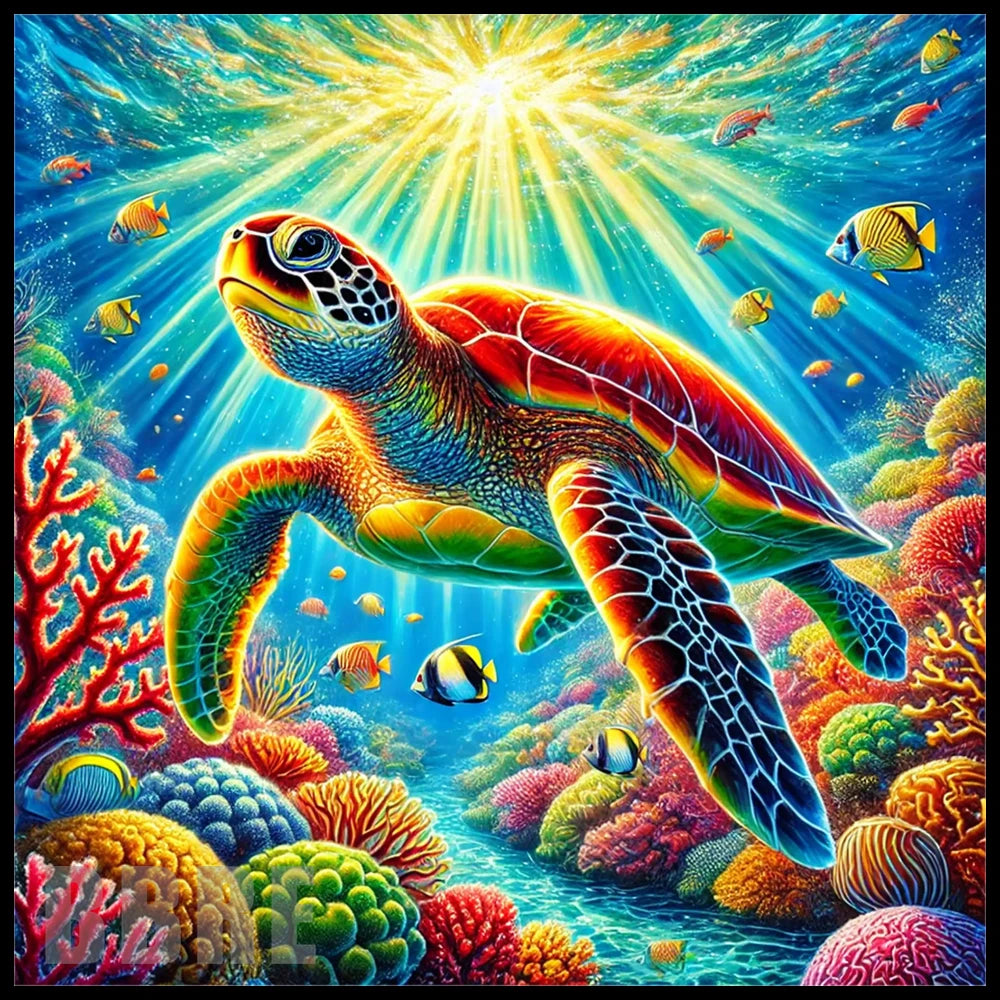 Colorful Turtle 8 15 OZ Straight Wrap