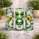 Frog Floral 15 OZ Straight Wrap