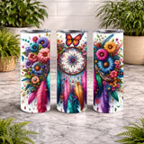 Floral Dreamcatcher 15 OZ Straight Wrap