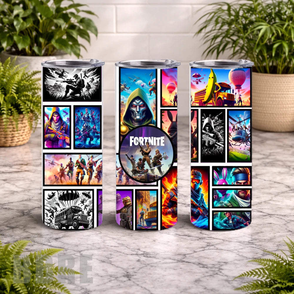 Fortnite Collage 15 OZ Straight Wrap