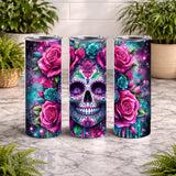 Floral Skull 42 15 OZ Straight Wrap