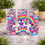Unicorn Rainbow 15 OZ Straight Wrap