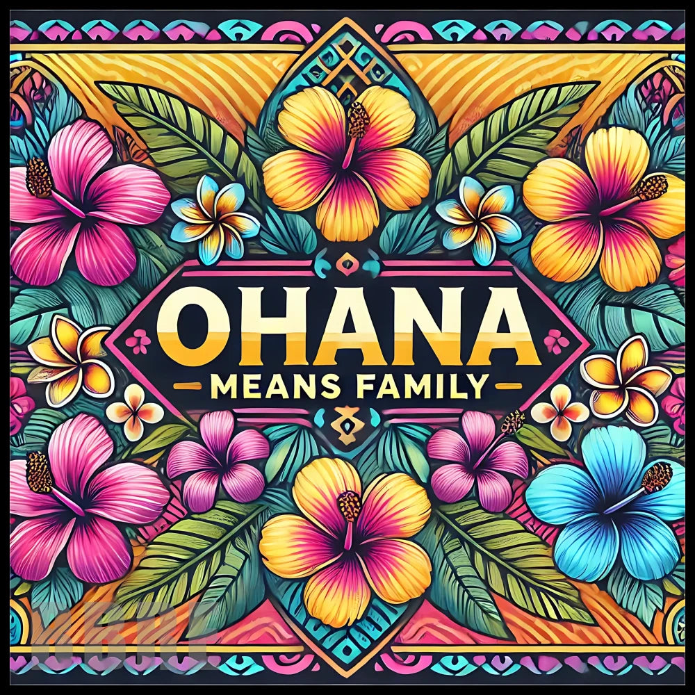 Ohana Flowers 15 OZ Straight Wrap
