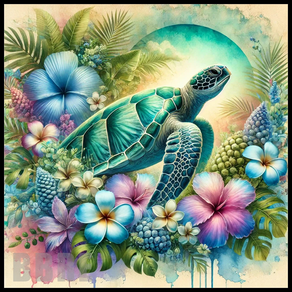 Tropical Turtle 8 15 OZ Straight Wrap