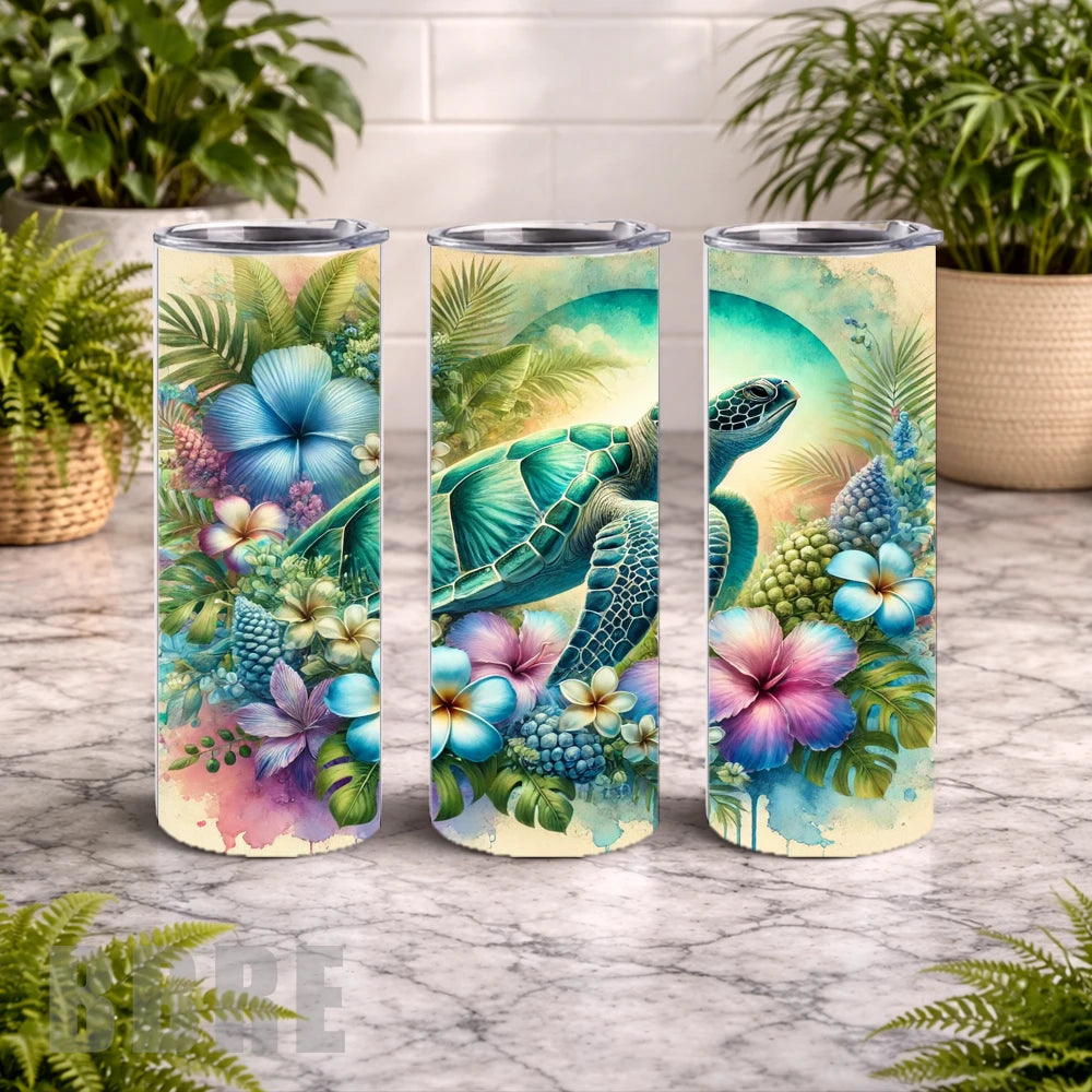 Tropical Turtle 8 15 OZ Straight Wrap