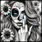 Sugar Skull 2 15 OZ Straight Wrap