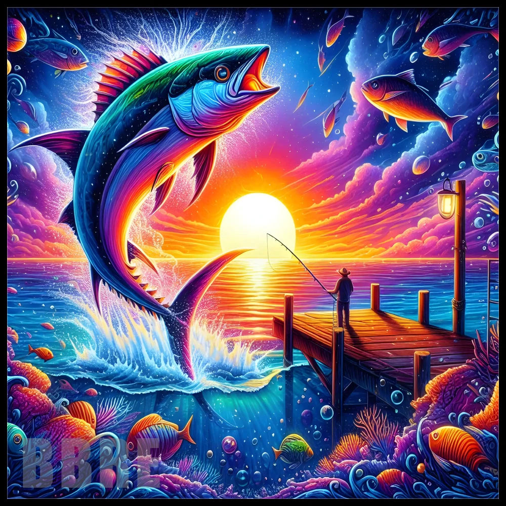Vibrant Fishing 15 OZ Straight Wrap