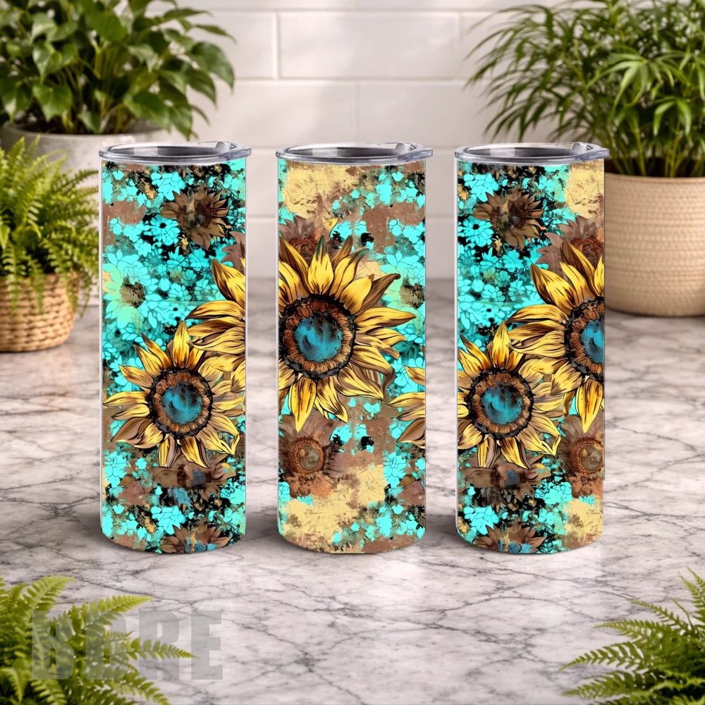 Sunflower Burst 15 OZ Straight Wrap