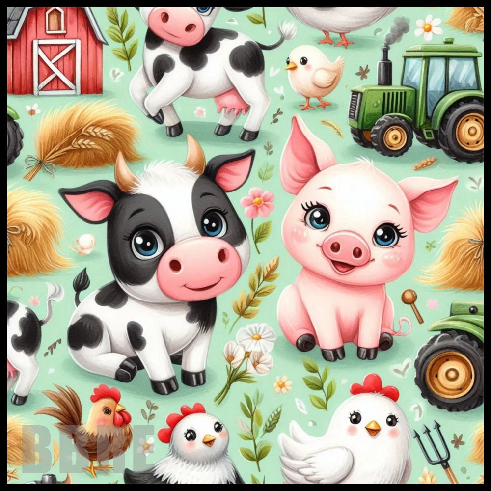 Farm Friends 15 OZ Straight Wrap