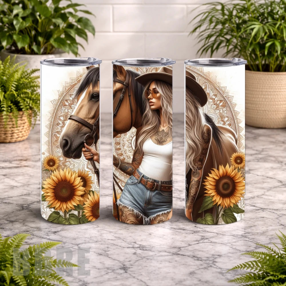 Sunflower Horse 15 15 OZ Straight Wrap
