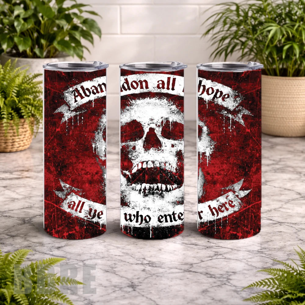 Skull Warning 15 OZ Straight Wrap