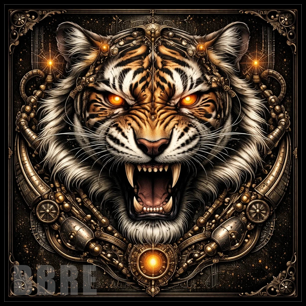 Mechanical Tiger 15 OZ Straight Wrap