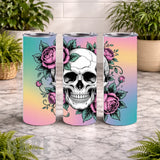 Floral Skull 43 15 OZ Straight Wrap