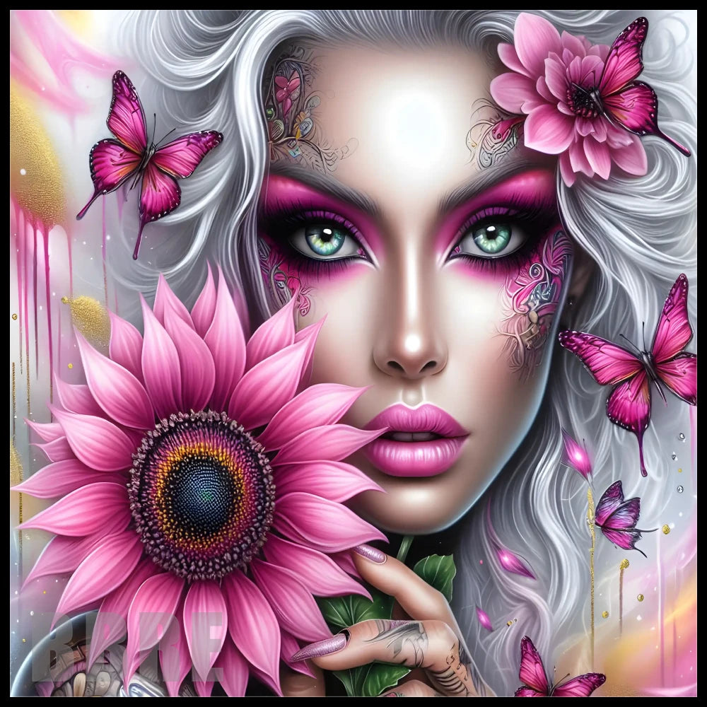 Floral Fantasy 5 15 OZ Straight Wrap