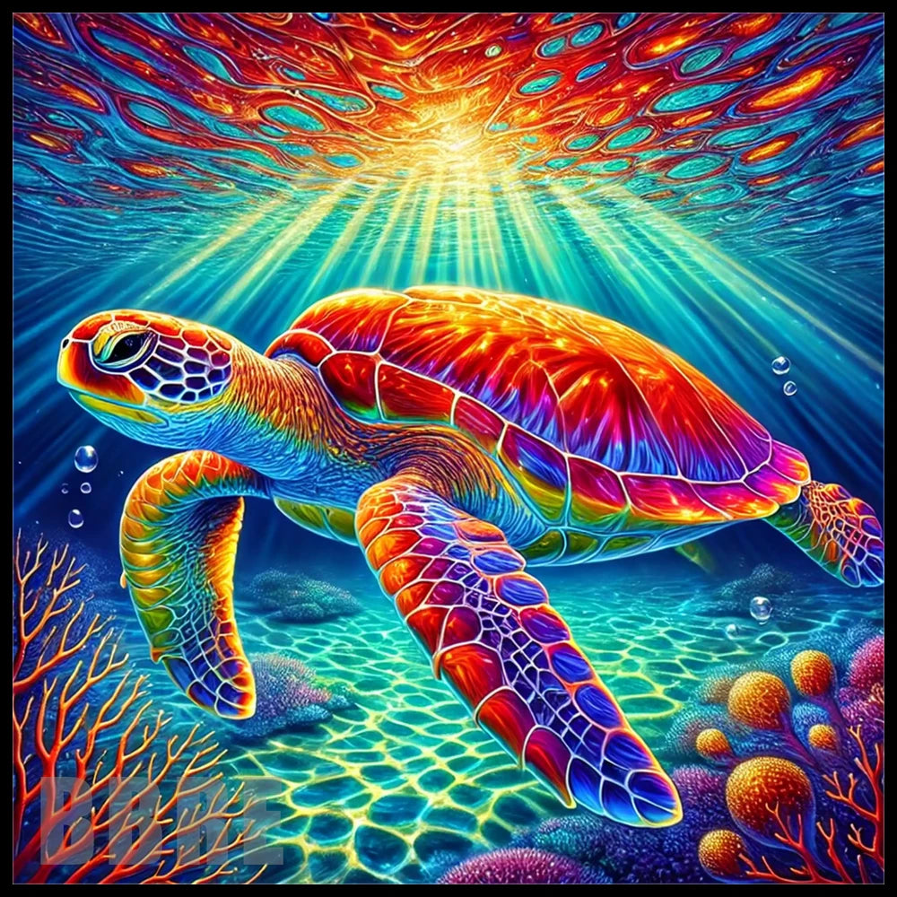 Colorful Turtle 12 15 OZ Straight Wrap