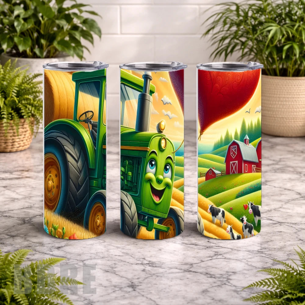 Happy Tractor 15 OZ Straight Wrap