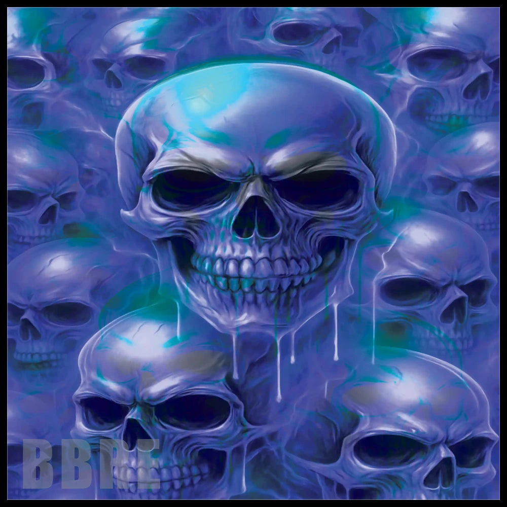 Blue Skull 15 OZ Straight Wrap