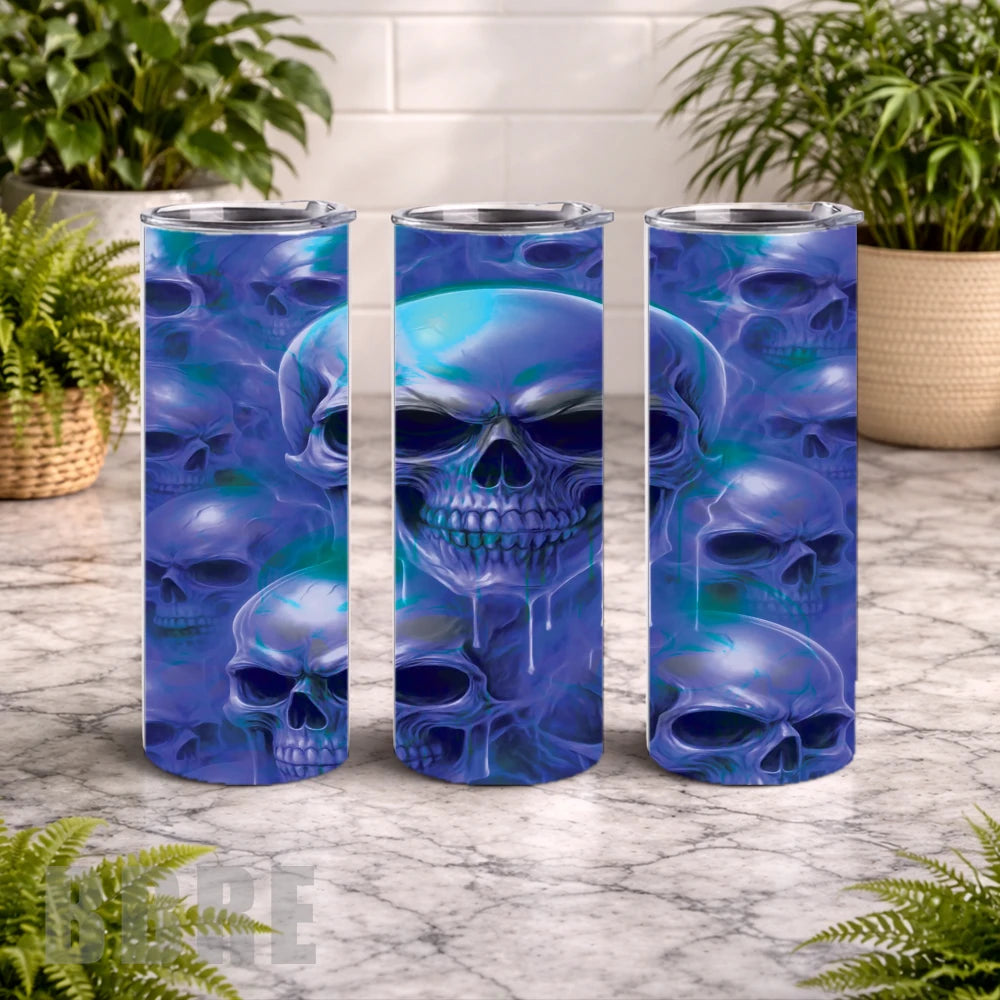 Blue Skull 15 OZ Straight Wrap