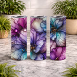 Floral Elegance 2 15 OZ Straight Wrap