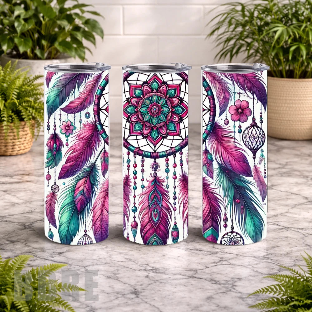 Dreamcatcher Feathers 15 OZ Straight Wrap