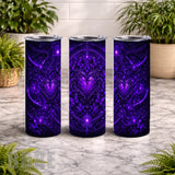Purple Heart 15 OZ Straight Wrap