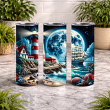 Lighthouse Scene 2 15 OZ Straight Wrap