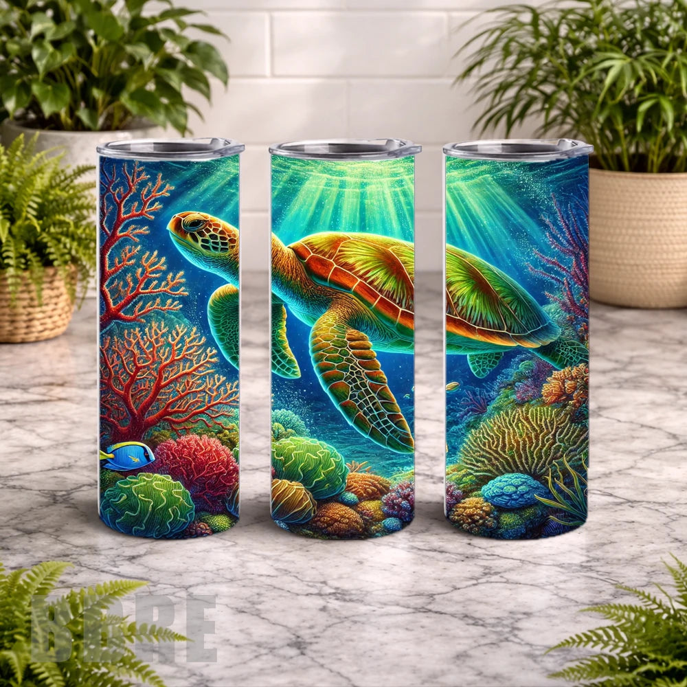 Sea Turtle 15 OZ Straight Wrap