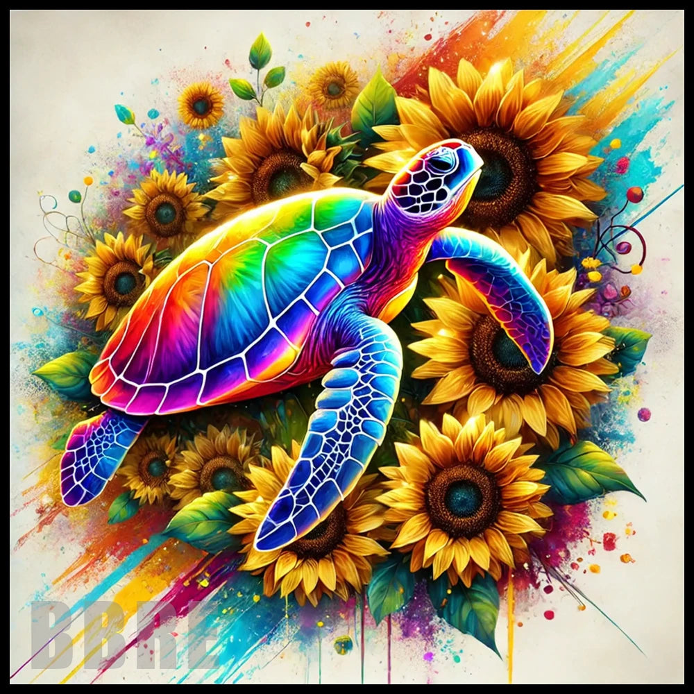 Colorful Turtle 13 15 OZ Straight Wrap
