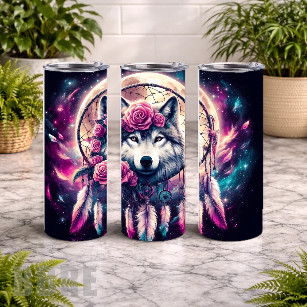Wolf Dreamcatcher 9 15 OZ Straight Wrap