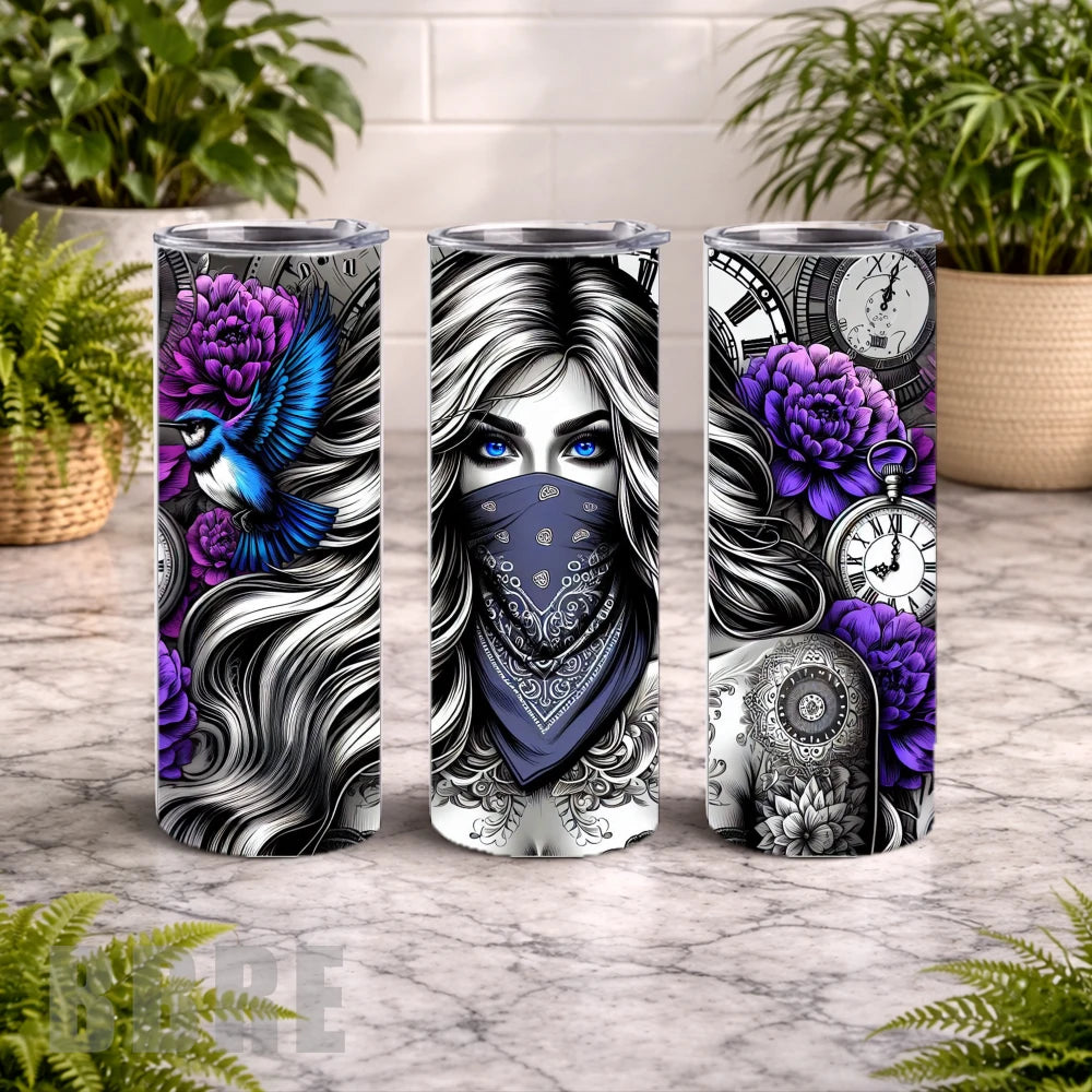 Blue Eyed Beauty 15 OZ Straight Wrap